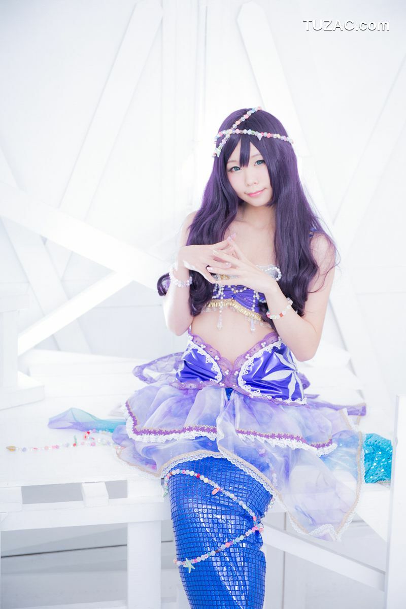 日本CosPlay_五木昶《Love Live!》園田海未 mermaid 写真集[100P]