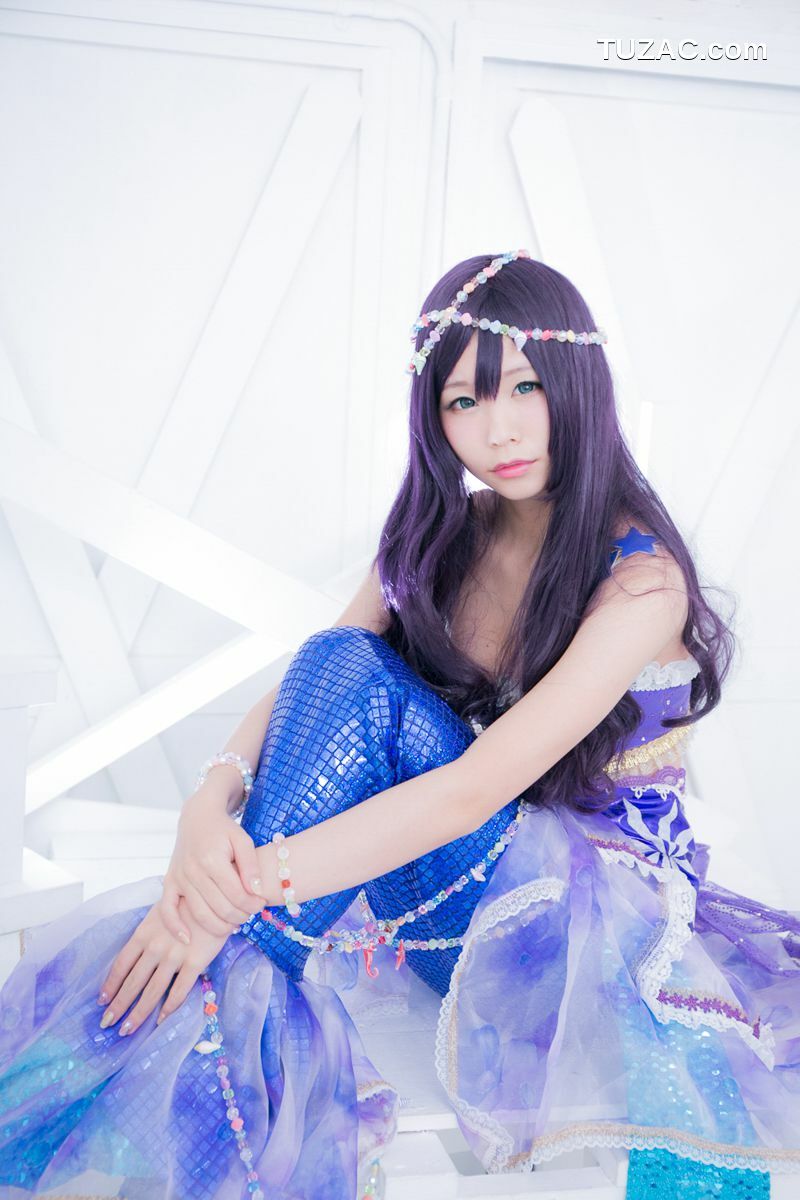 日本CosPlay_五木昶《Love Live!》園田海未 mermaid 写真集[100P]