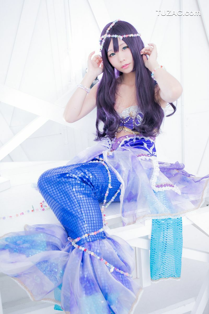 日本CosPlay_五木昶《Love Live!》園田海未 mermaid 写真集[100P]