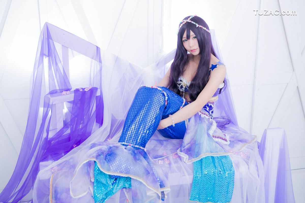 日本CosPlay_五木昶《Love Live!》園田海未 mermaid 写真集[100P]