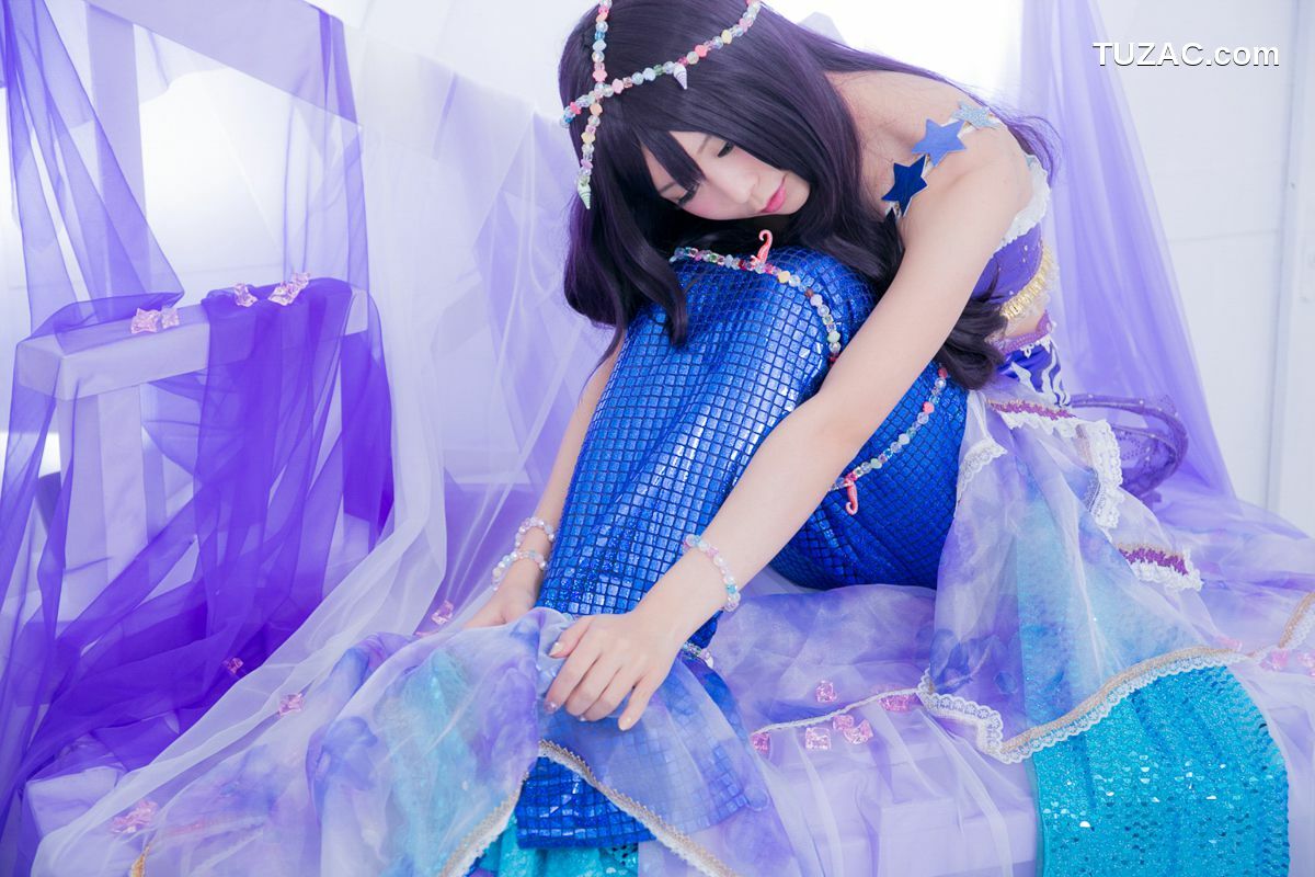 日本CosPlay_五木昶《Love Live!》園田海未 mermaid 写真集[100P]