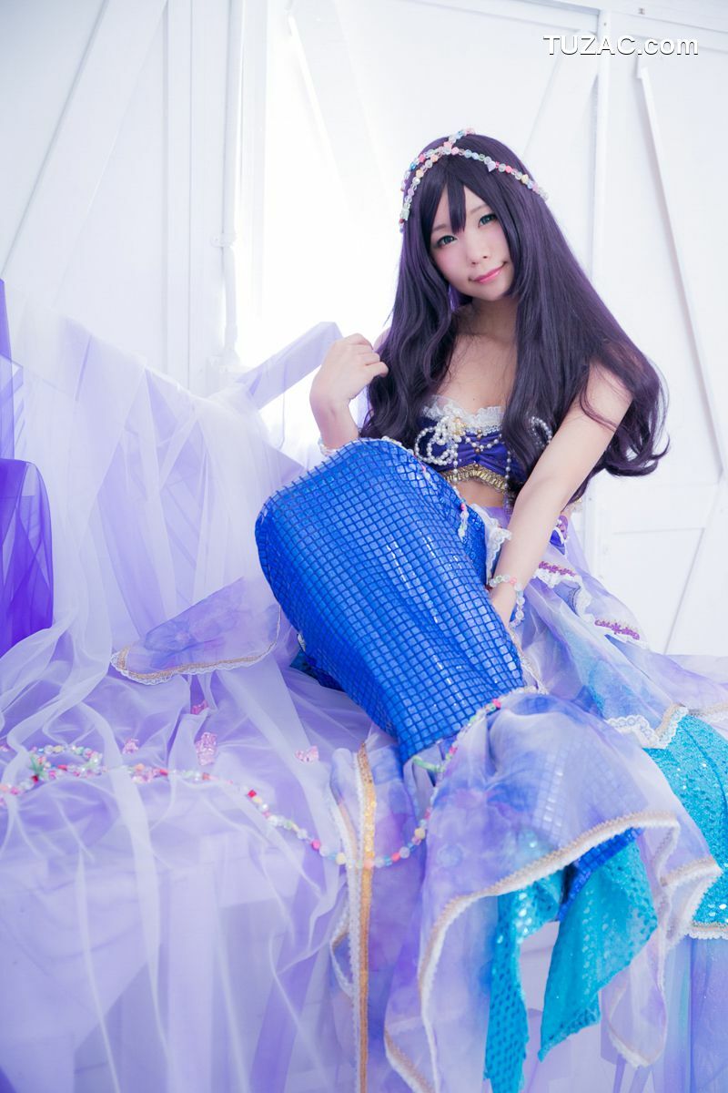 日本CosPlay_五木昶《Love Live!》園田海未 mermaid 写真集[100P]