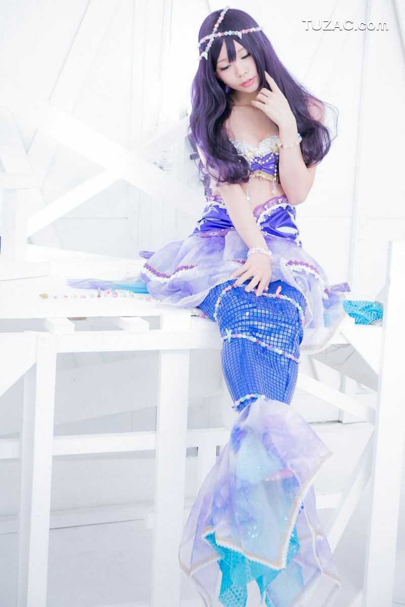 日本CosPlay_五木昶《Love Live!》園田海未 mermaid 写真集[100P]