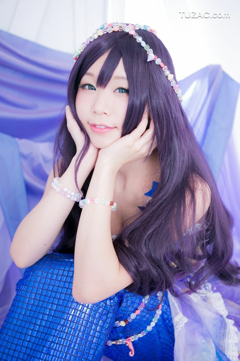 日本CosPlay_五木昶《Love Live!》園田海未 mermaid 写真集[100P]
