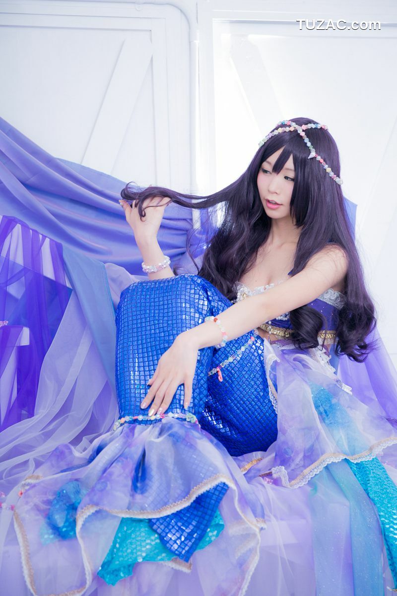 日本CosPlay_五木昶《Love Live!》園田海未 mermaid 写真集[100P]