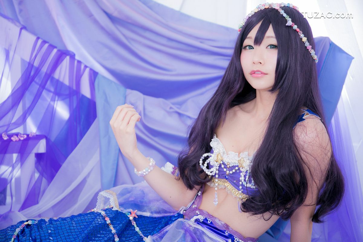 日本CosPlay_五木昶《Love Live!》園田海未 mermaid 写真集[100P]