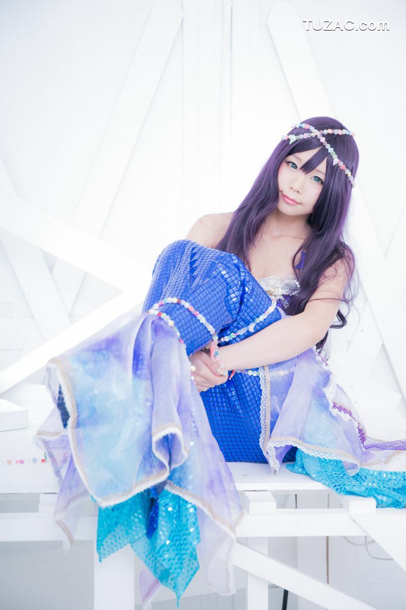 日本CosPlay_五木昶《Love Live!》園田海未 mermaid 写真集[100P]