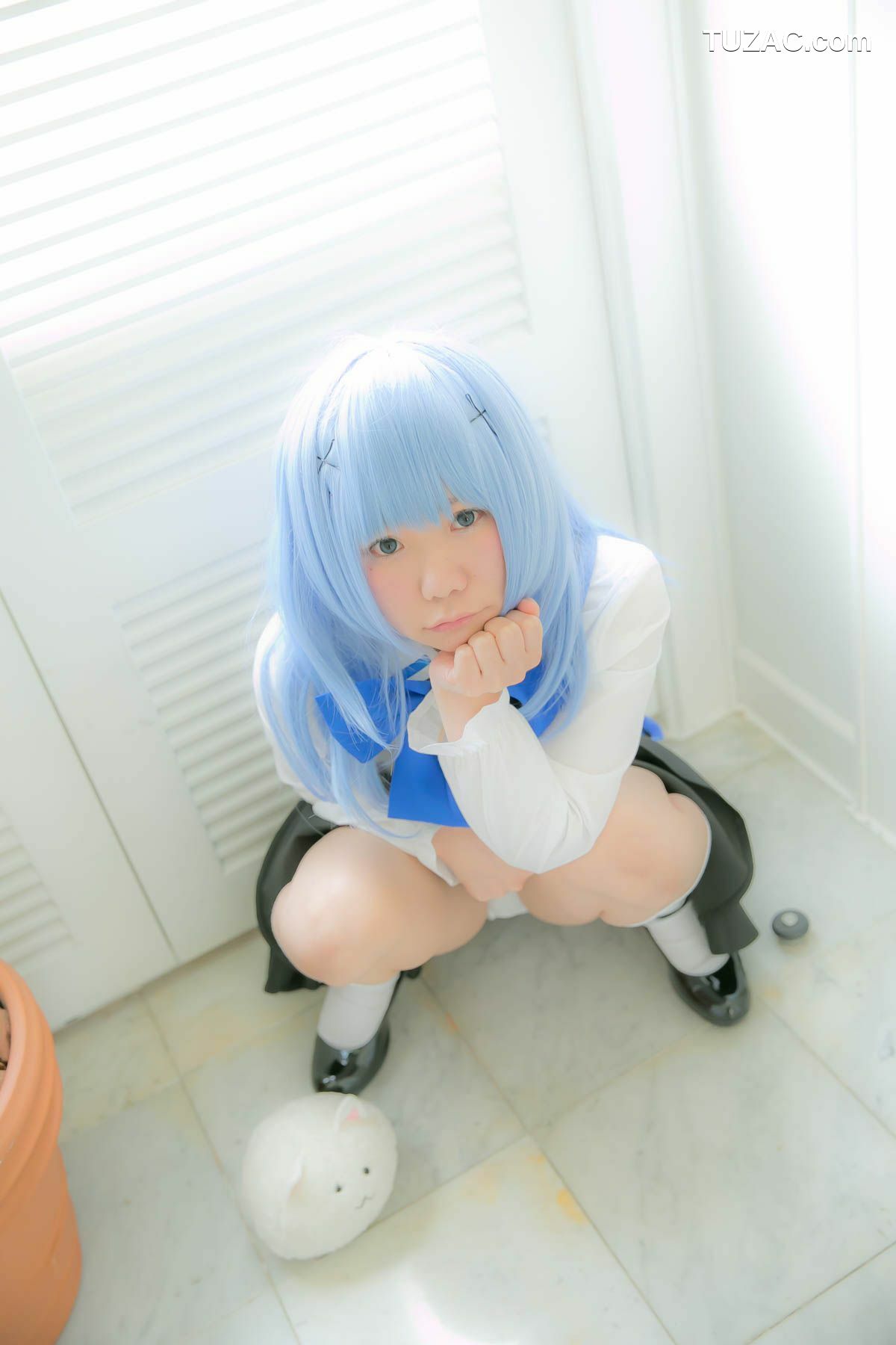 日本CosPlay_兎丘なこ (Ukyuu Nako) 《ご注文はうさぎですか？》香風智乃 写真集[95P]