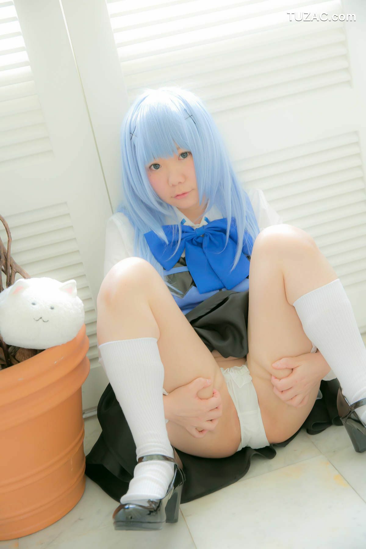 日本CosPlay_兎丘なこ (Ukyuu Nako) 《ご注文はうさぎですか？》香風智乃 写真集[95P]