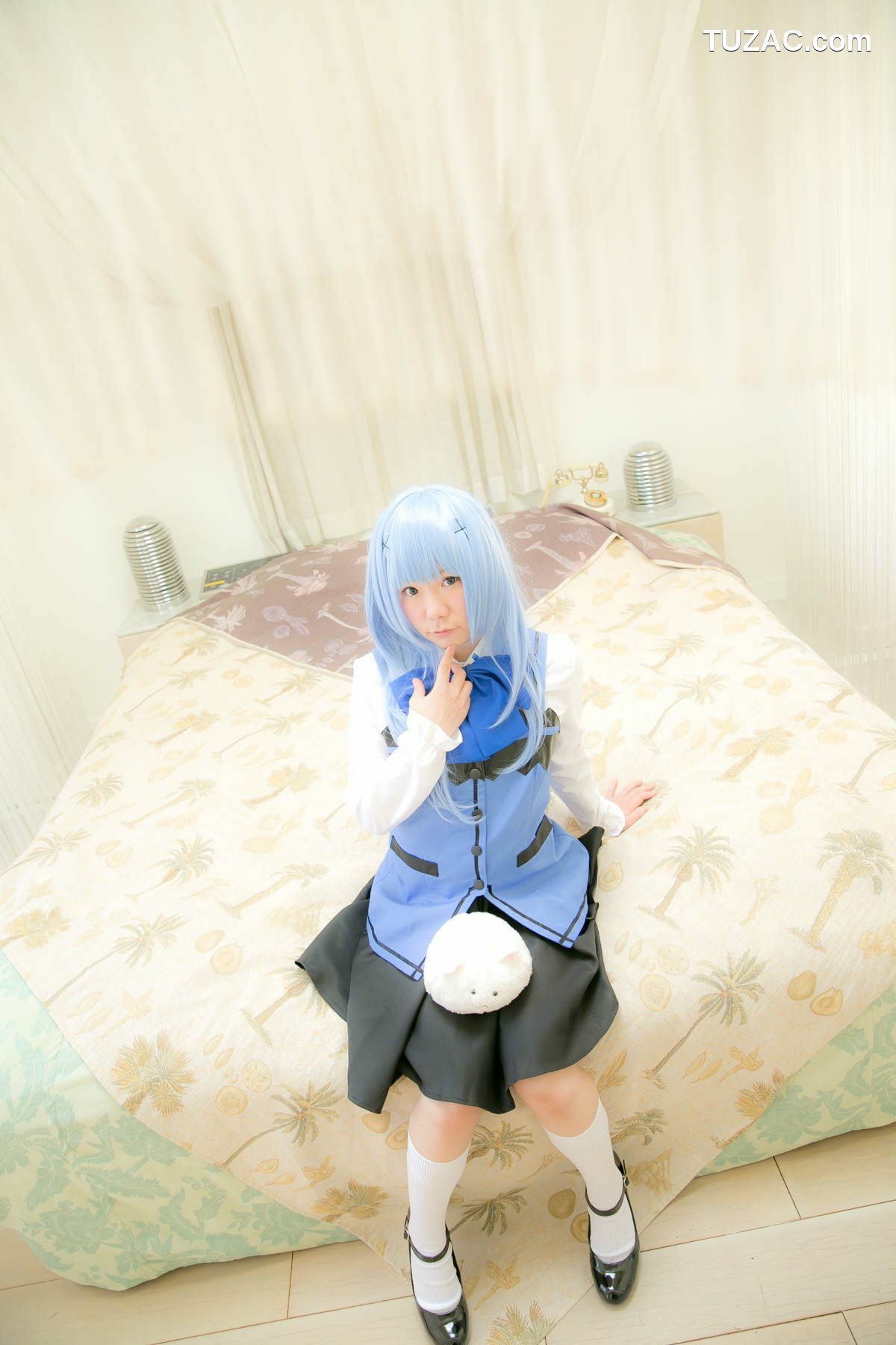 日本CosPlay_兎丘なこ (Ukyuu Nako) 《ご注文はうさぎですか？》香風智乃 写真集[95P]