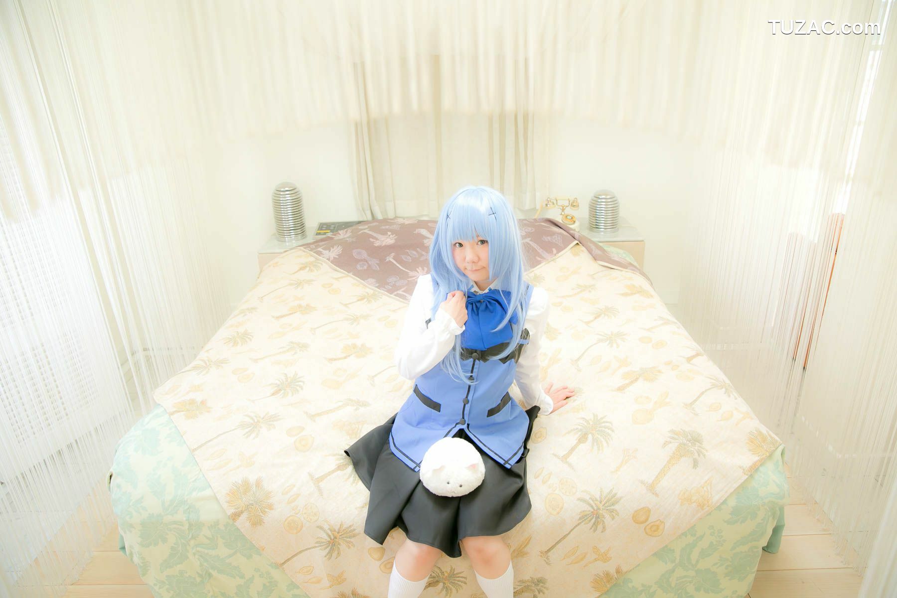 日本CosPlay_兎丘なこ (Ukyuu Nako) 《ご注文はうさぎですか？》香風智乃 写真集[95P]