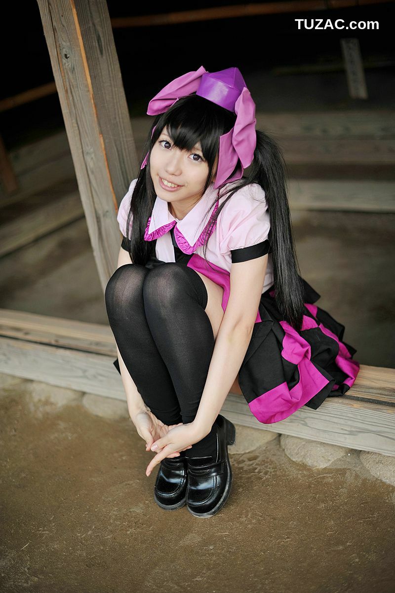 日本CosPlay_天使みゅ (Tenshi Myu) 《東方Project》 姫海棠はたて 写真集[73P]