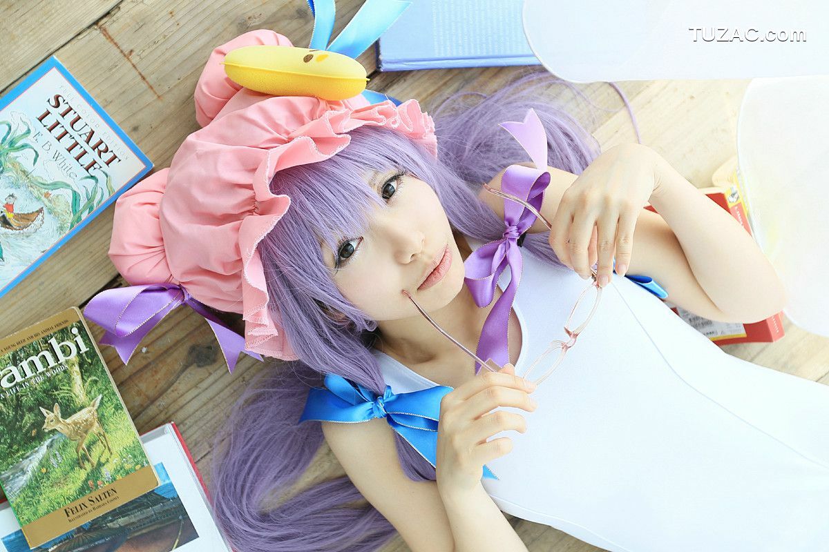 日本CosPlay_天使みゅ (Tenshi Myu) 《東方Project》Patchouli Knowledge 2  写真集[120P]
