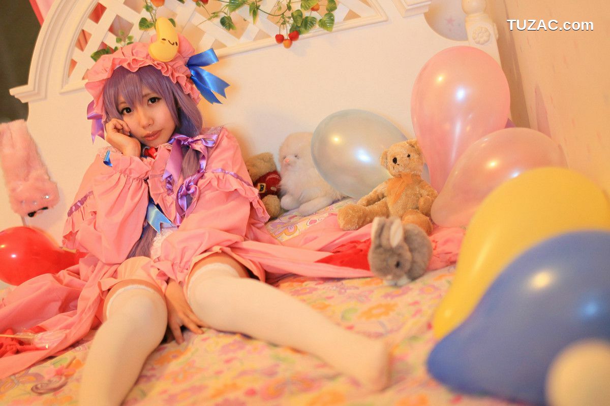 日本CosPlay_天使みゅ (Tenshi Myu) 《東方Project》Patchouli Knowledge 2  写真集[120P]