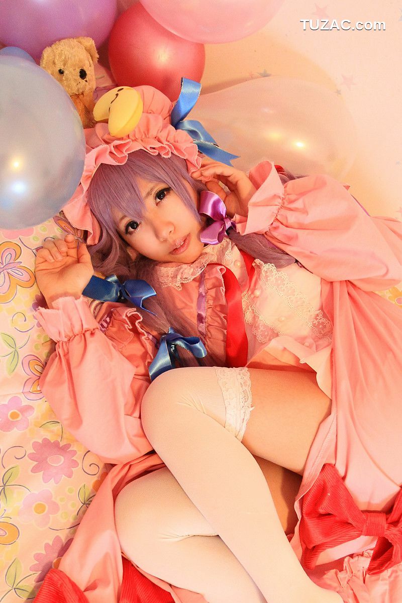 日本CosPlay_天使みゅ (Tenshi Myu) 《東方Project》Patchouli Knowledge 2  写真集[120P]