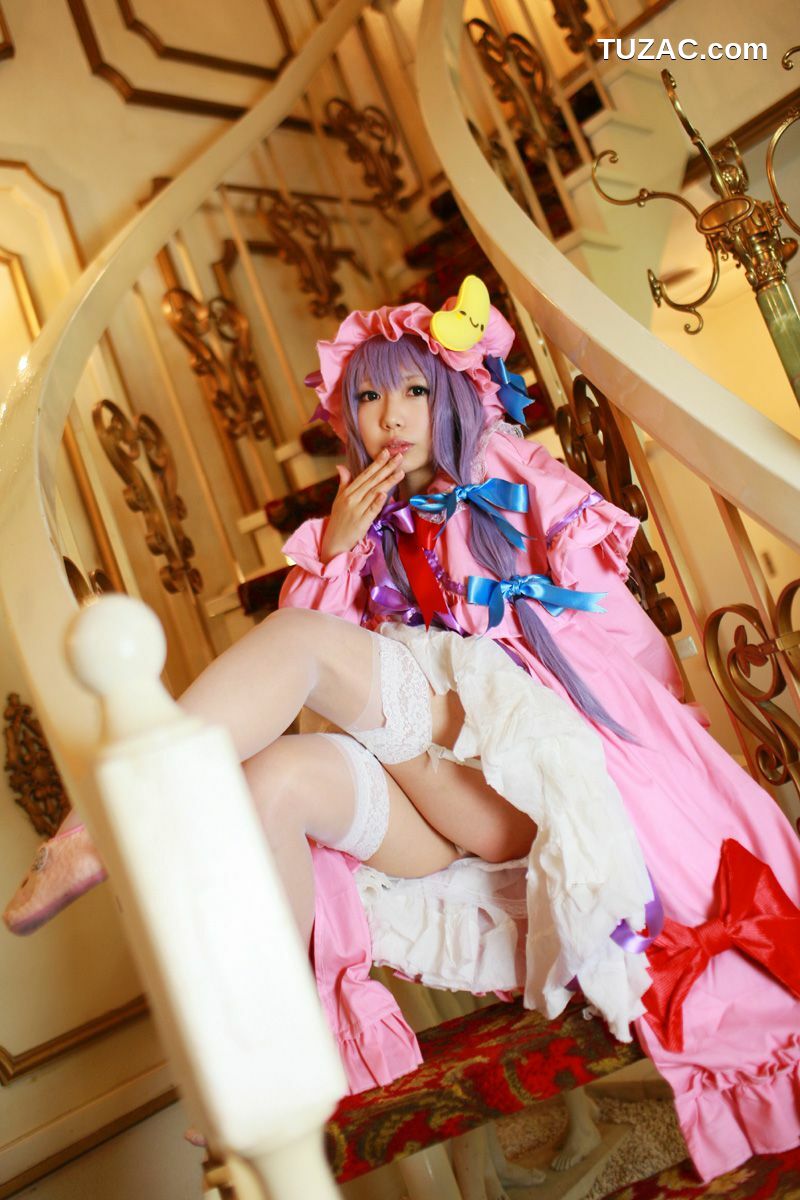 日本CosPlay_天使みゅ《Touhou Project》Patchouli Knowledge 写真集[100P]