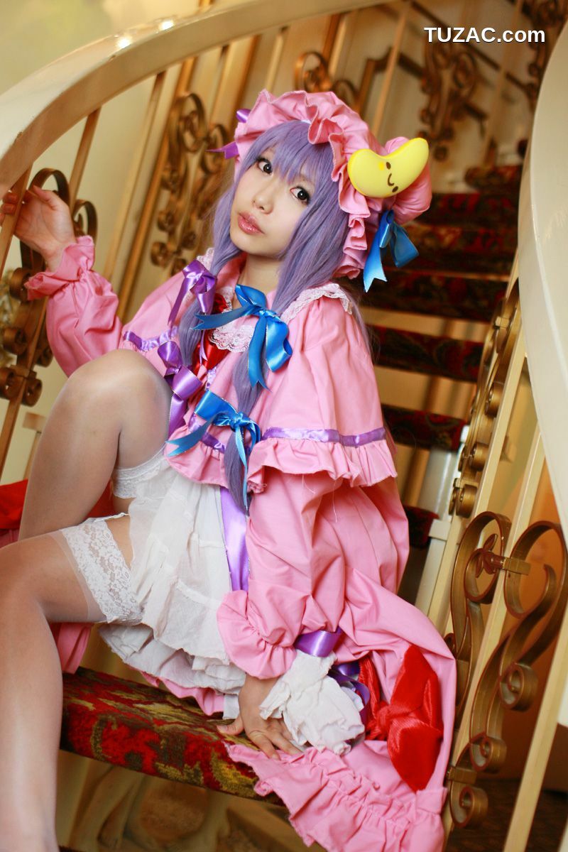 日本CosPlay_天使みゅ《Touhou Project》Patchouli Knowledge 写真集[100P]