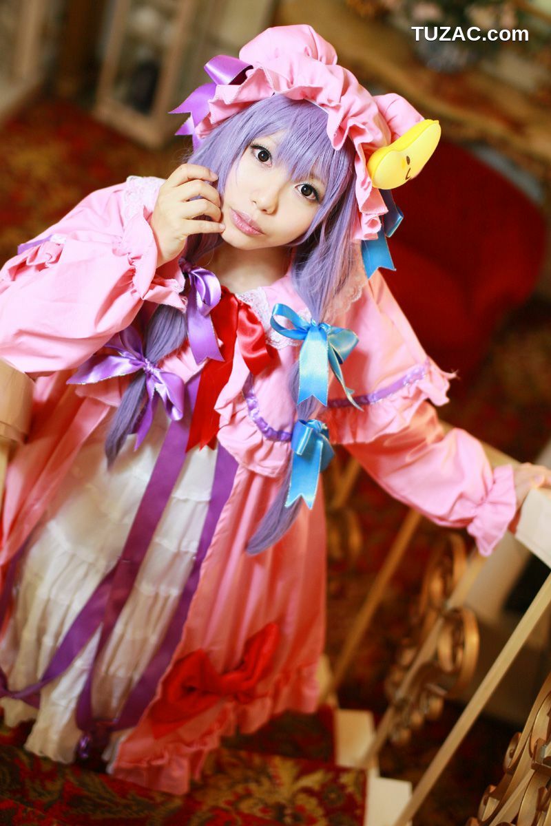 日本CosPlay_天使みゅ《Touhou Project》Patchouli Knowledge 写真集[100P]