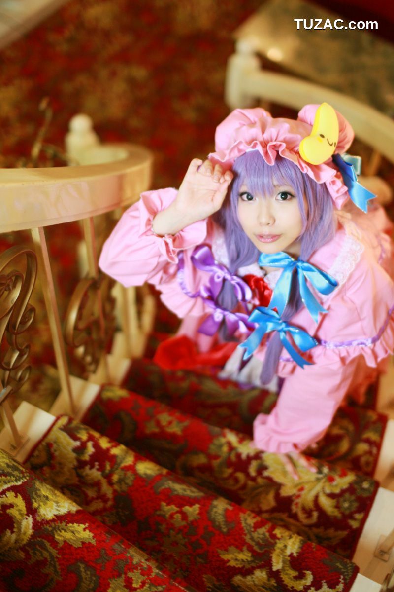 日本CosPlay_天使みゅ《Touhou Project》Patchouli Knowledge 写真集[100P]