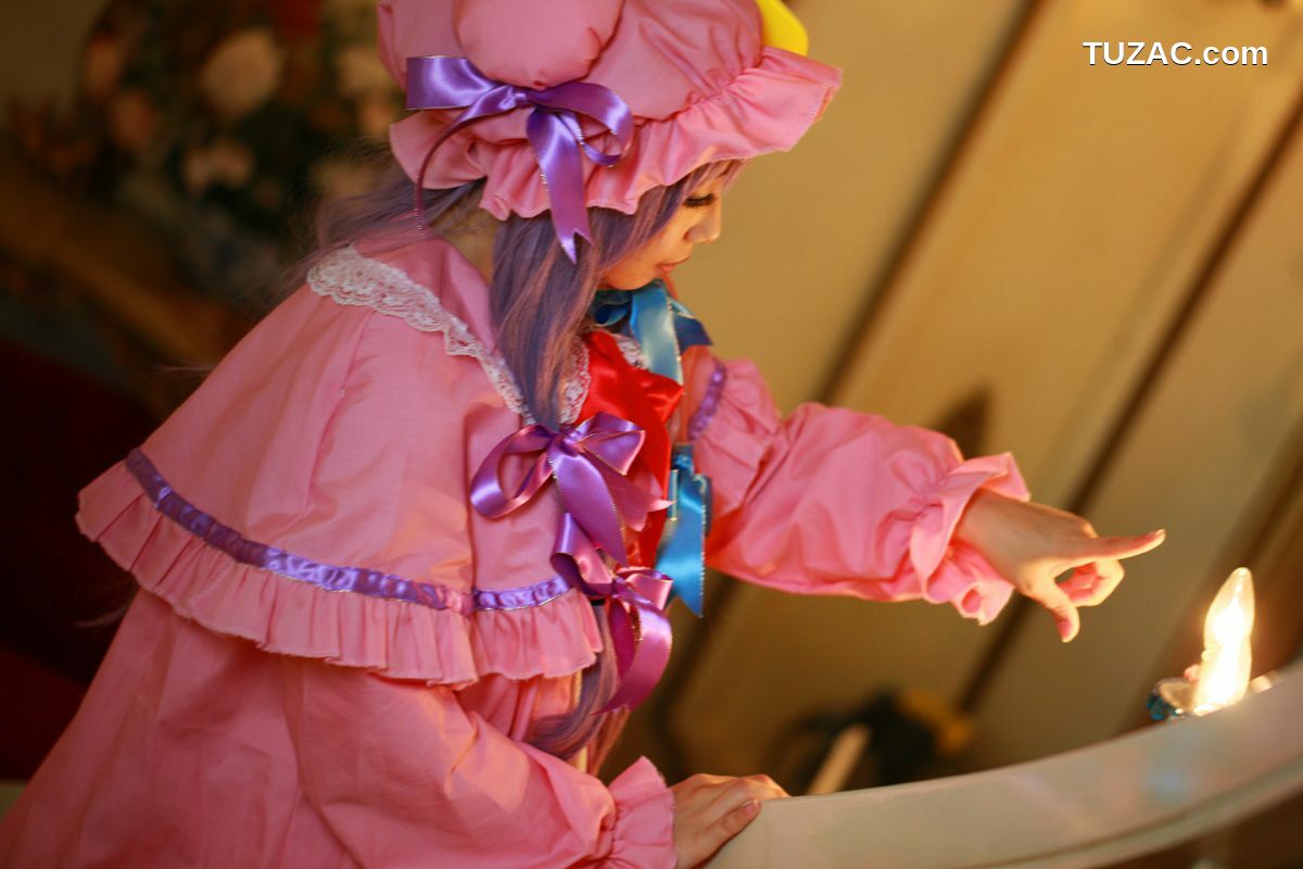 日本CosPlay_天使みゅ《Touhou Project》Patchouli Knowledge 写真集[100P]