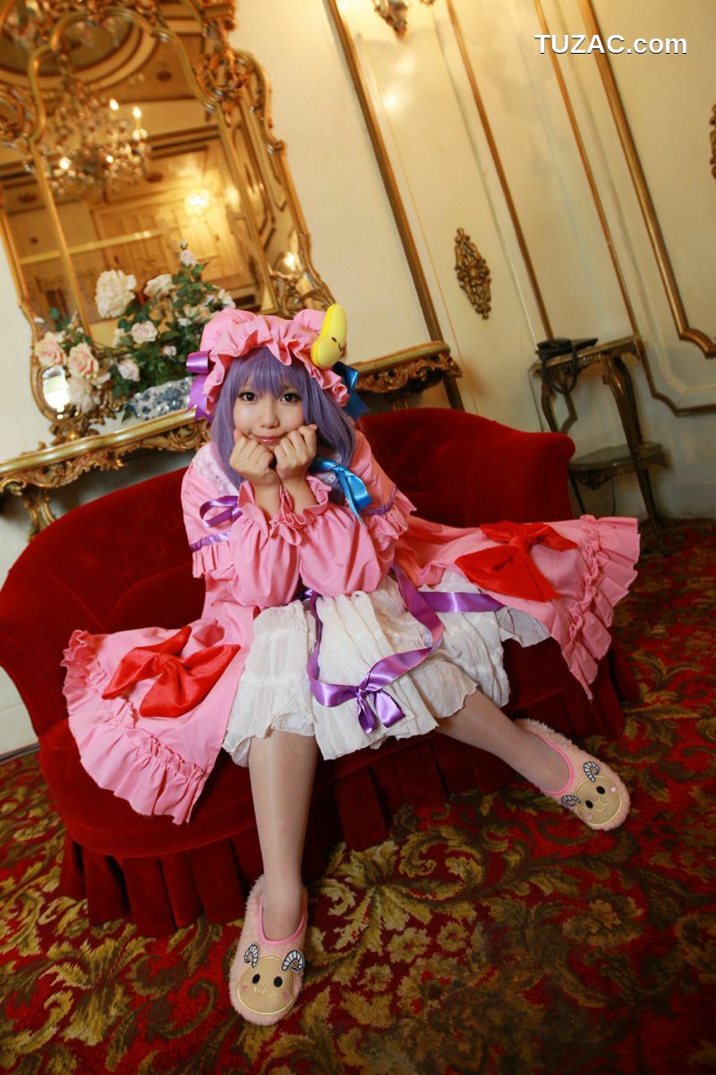 日本CosPlay_天使みゅ《Touhou Project》Patchouli Knowledge 写真集[100P]