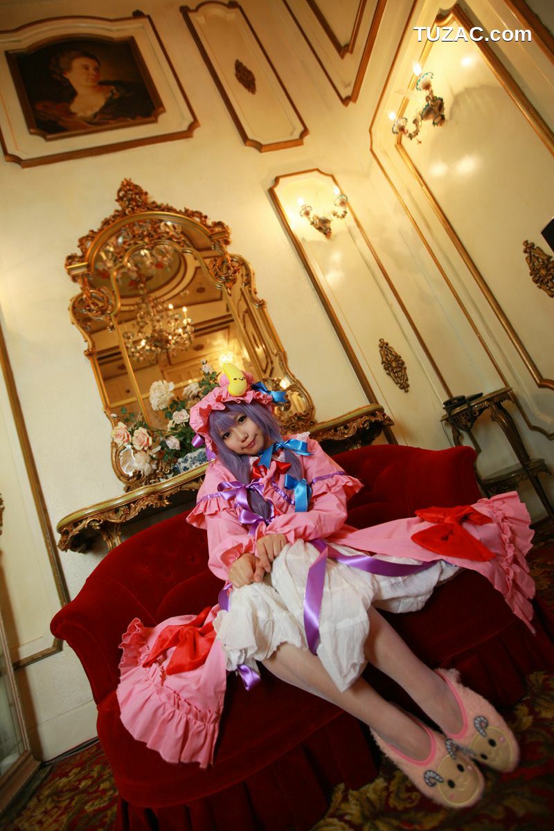 日本CosPlay_天使みゅ《Touhou Project》Patchouli Knowledge 写真集[100P]