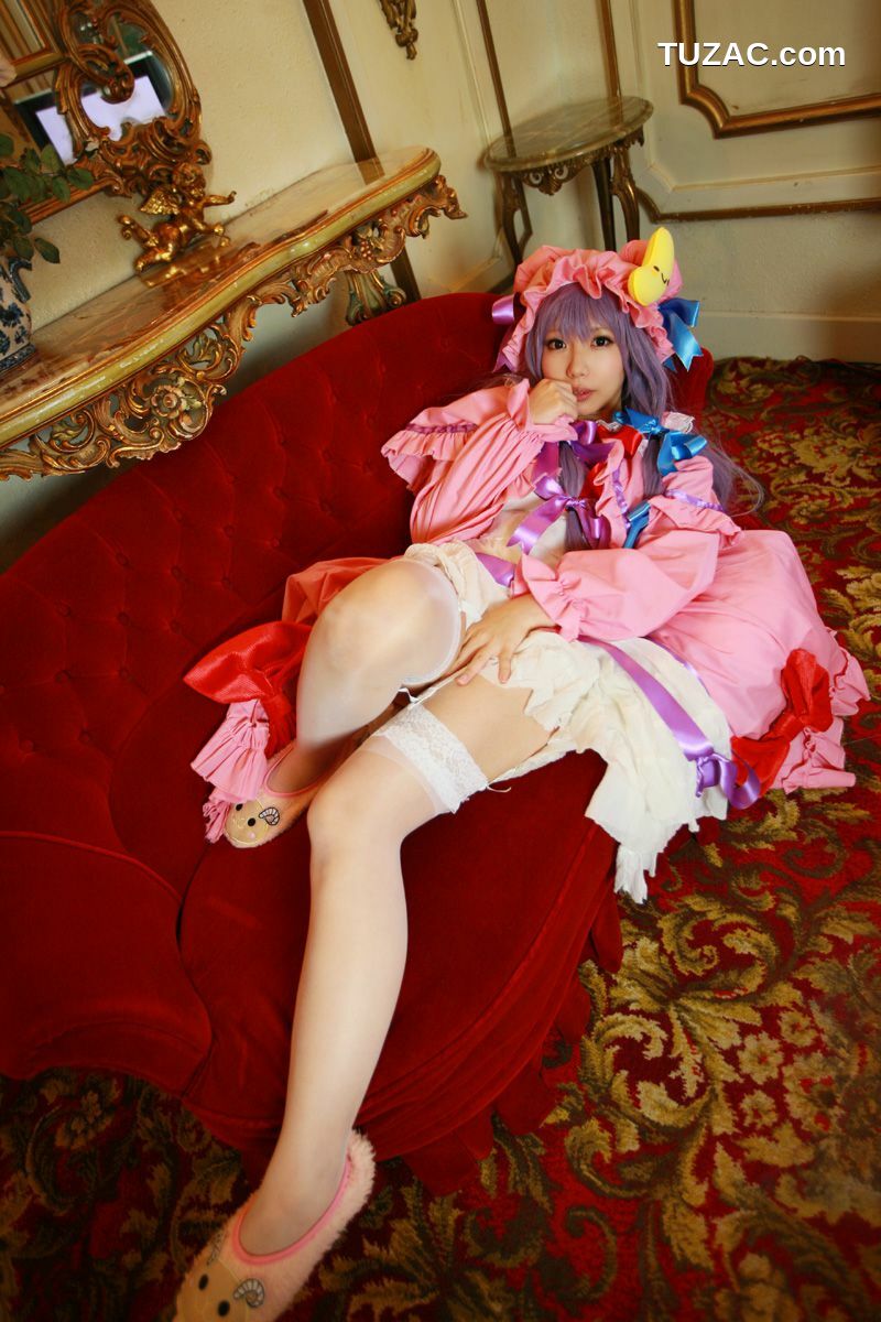 日本CosPlay_天使みゅ《Touhou Project》Patchouli Knowledge 写真集[100P]