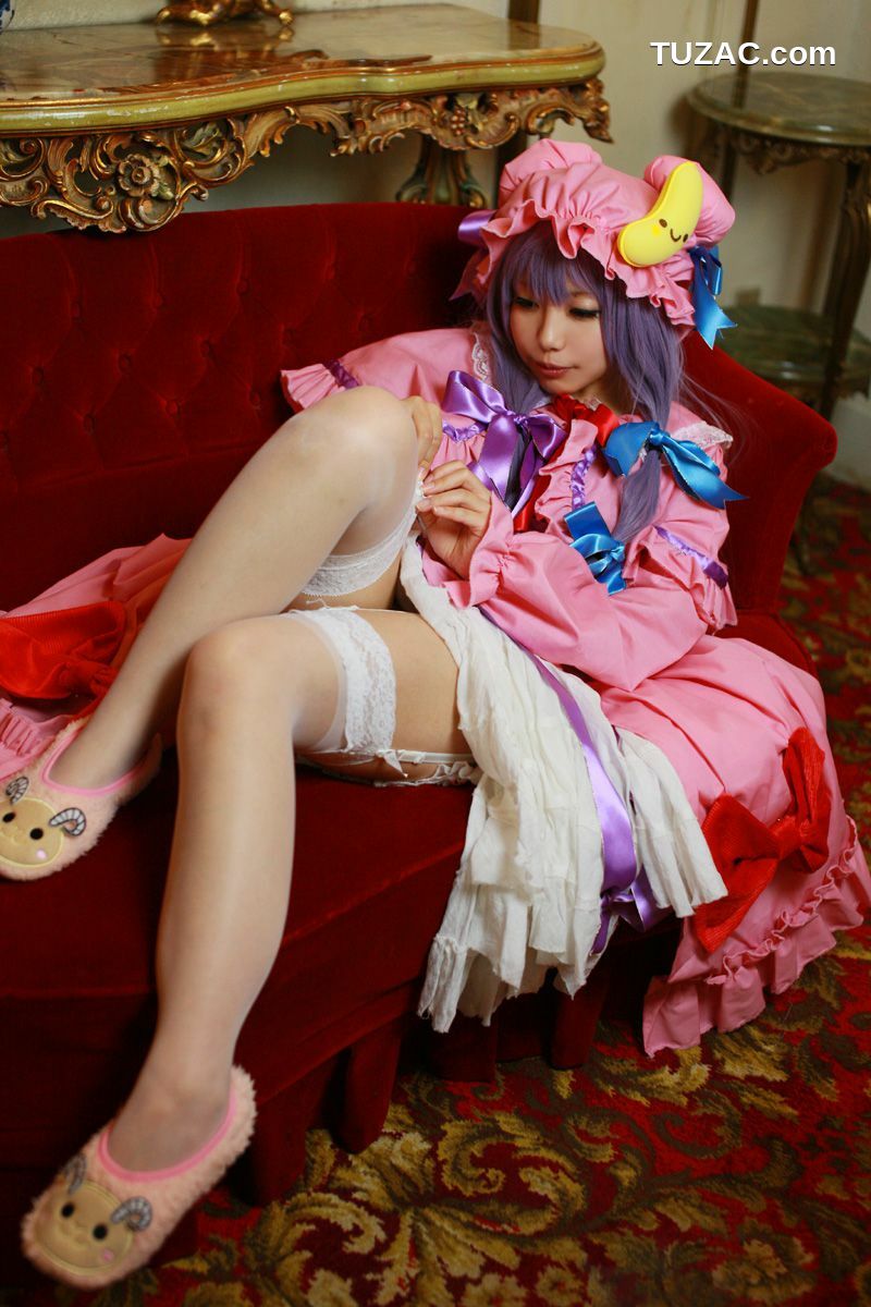 日本CosPlay_天使みゅ《Touhou Project》Patchouli Knowledge 写真集[100P]