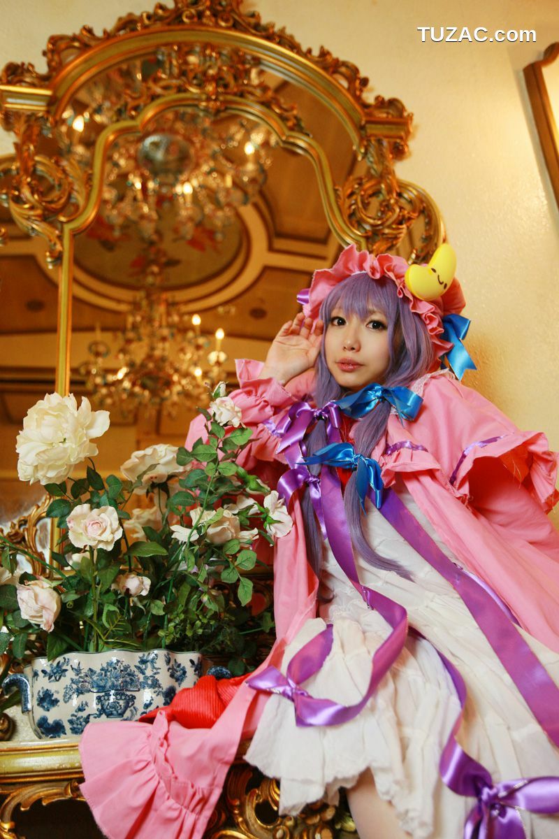 日本CosPlay_天使みゅ《Touhou Project》Patchouli Knowledge 写真集[100P]