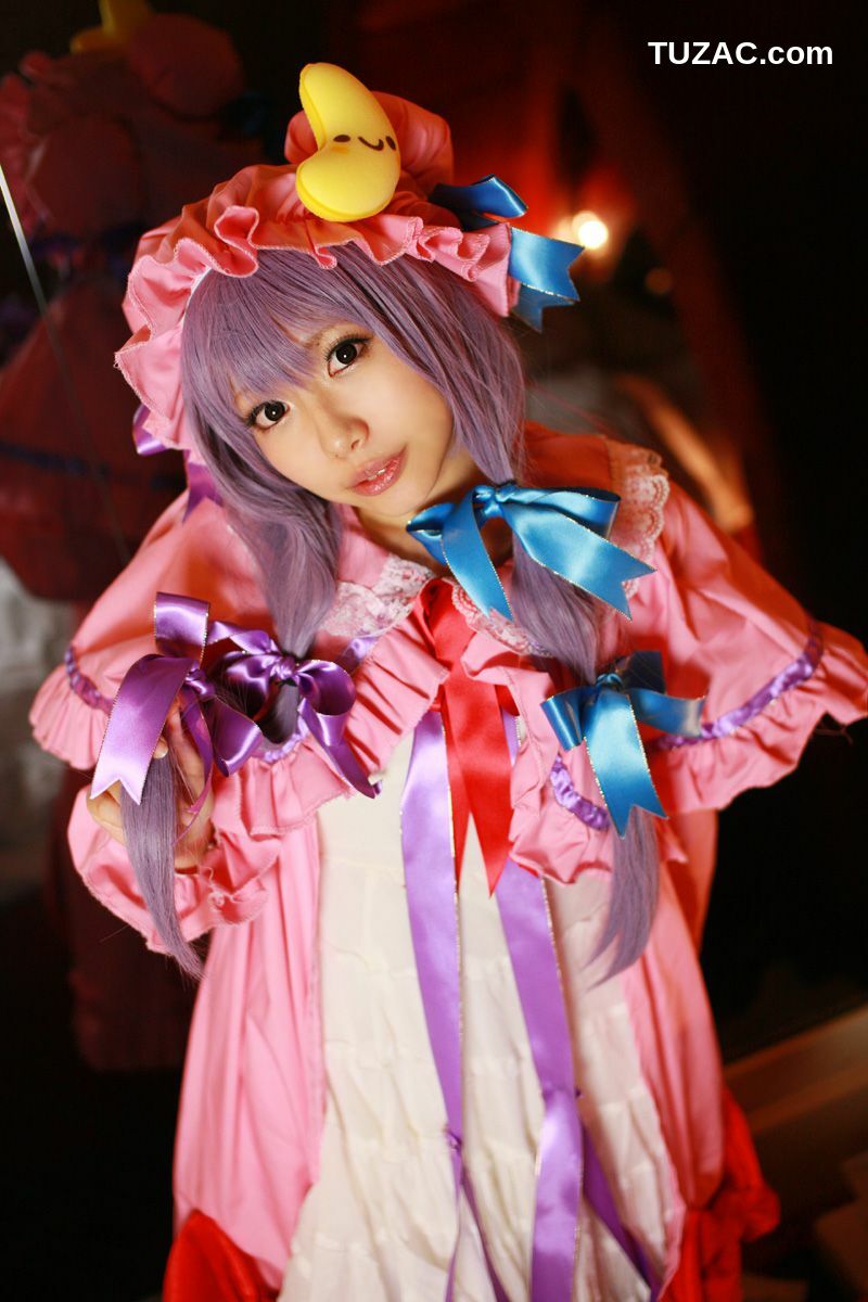 日本CosPlay_天使みゅ《Touhou Project》Patchouli Knowledge 写真集[100P]