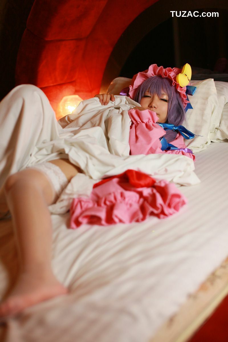 日本CosPlay_天使みゅ《Touhou Project》Patchouli Knowledge 写真集[100P]
