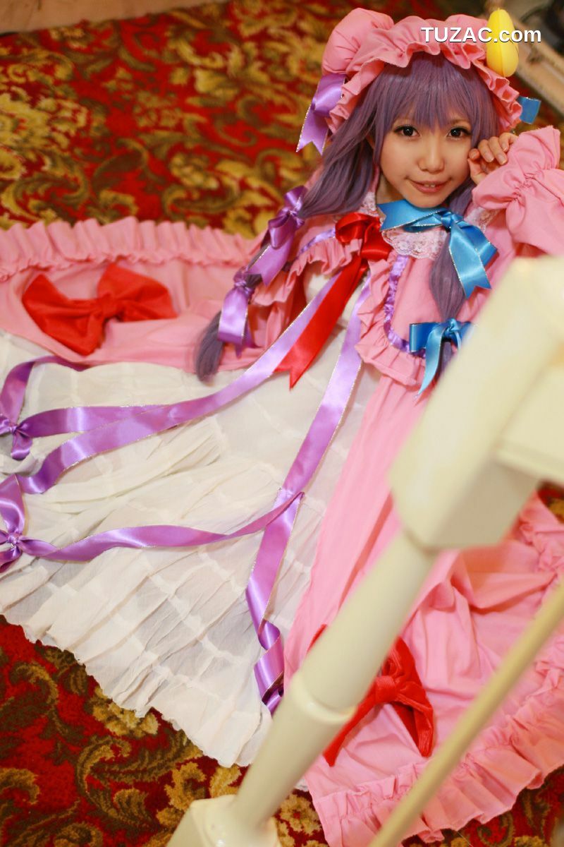 日本CosPlay_天使みゅ《Touhou Project》Patchouli Knowledge 写真集[100P]