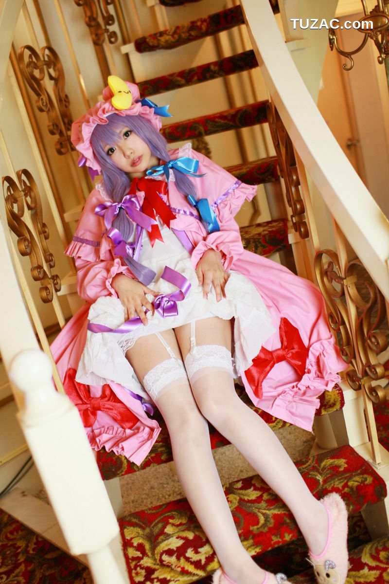 日本CosPlay_天使みゅ《Touhou Project》Patchouli Knowledge 写真集[100P]