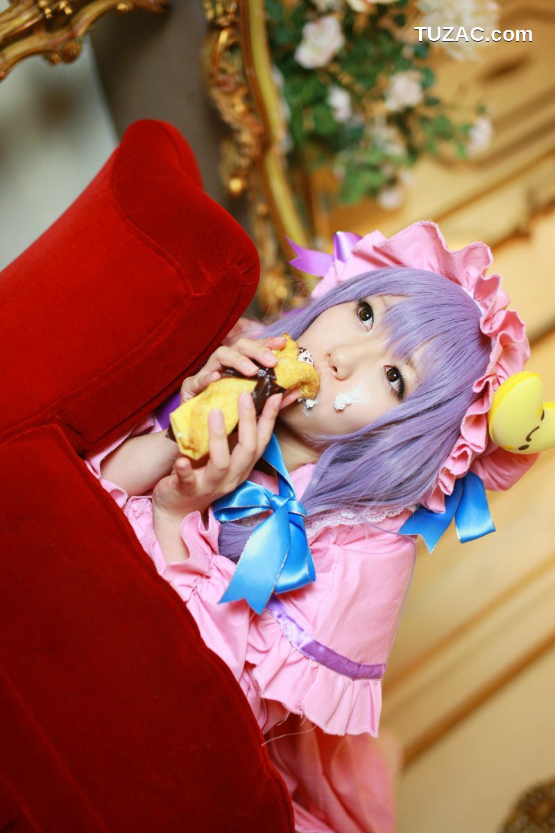 日本CosPlay_天使みゅ《Touhou Project》Patchouli Knowledge 写真集[100P]