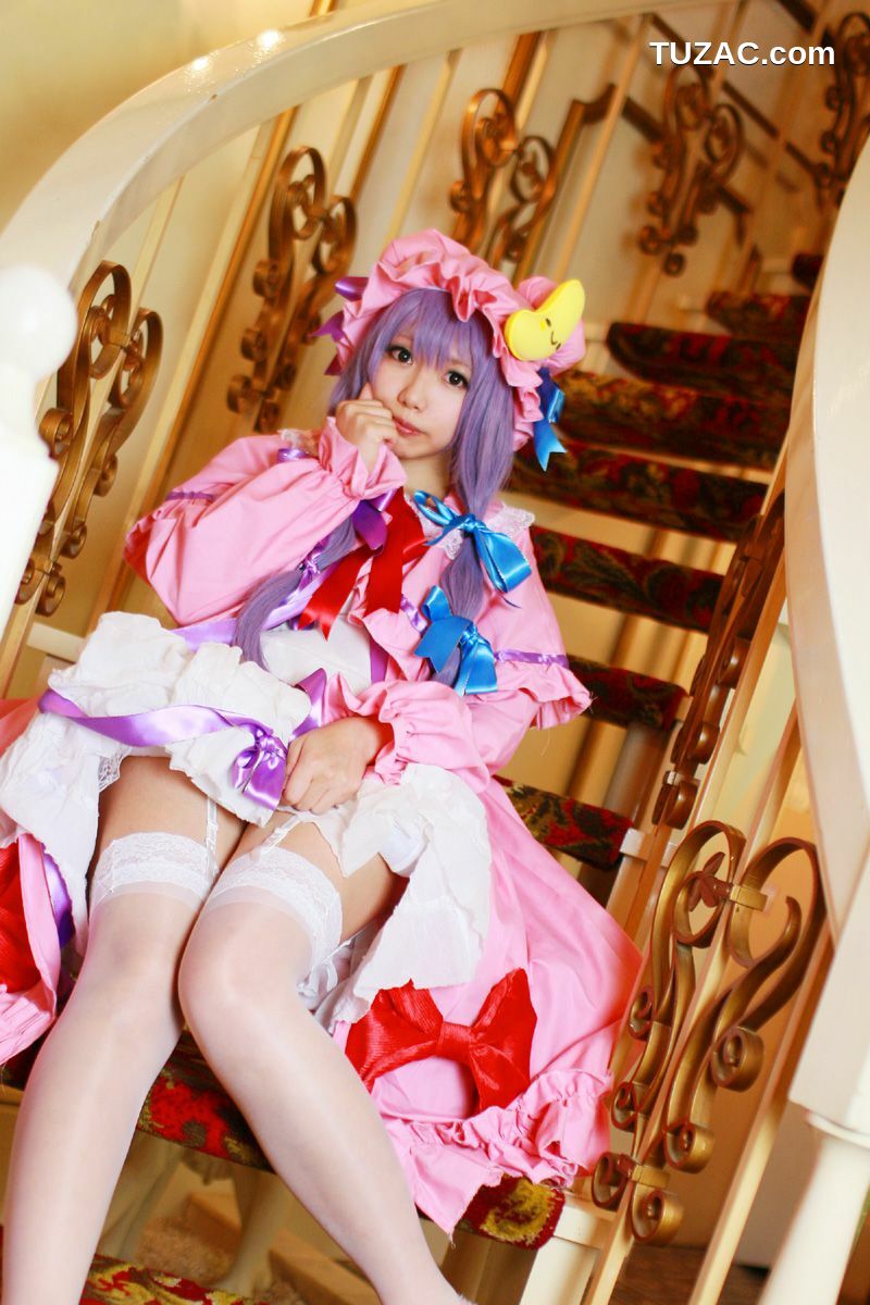 日本CosPlay_天使みゅ《Touhou Project》Patchouli Knowledge 写真集[100P]