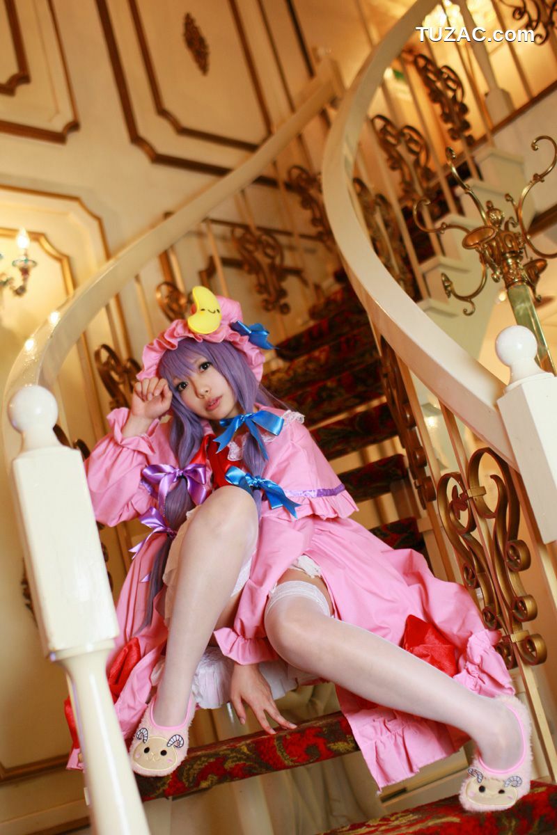 日本CosPlay_天使みゅ《Touhou Project》Patchouli Knowledge 写真集[100P]