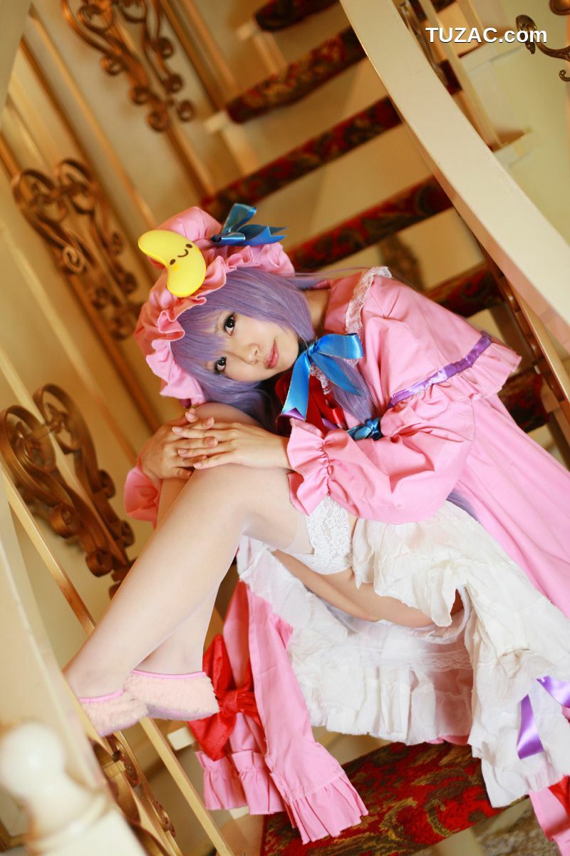 日本CosPlay_天使みゅ《Touhou Project》Patchouli Knowledge 写真集[100P]