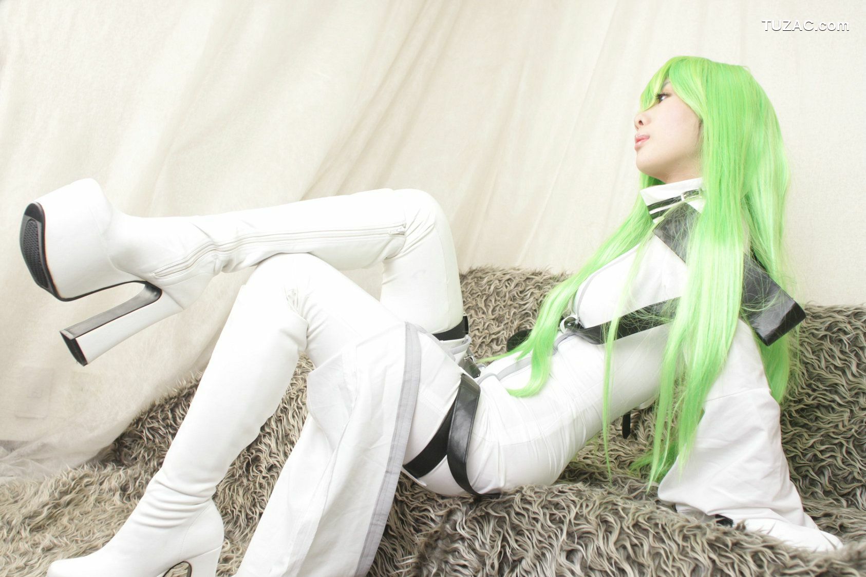 日本CosPlay_守薙まどか (Kaminagi Madoka) 《Code Geass》C.C 写真集[100P]