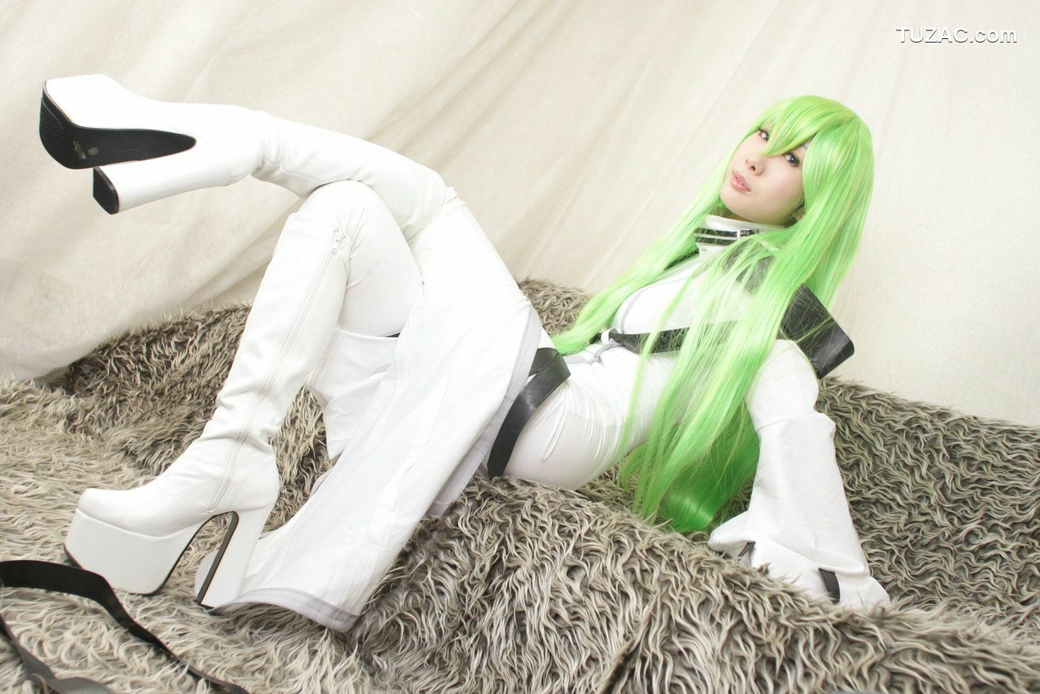 日本CosPlay_守薙まどか (Kaminagi Madoka) 《Code Geass》C.C 写真集[100P]