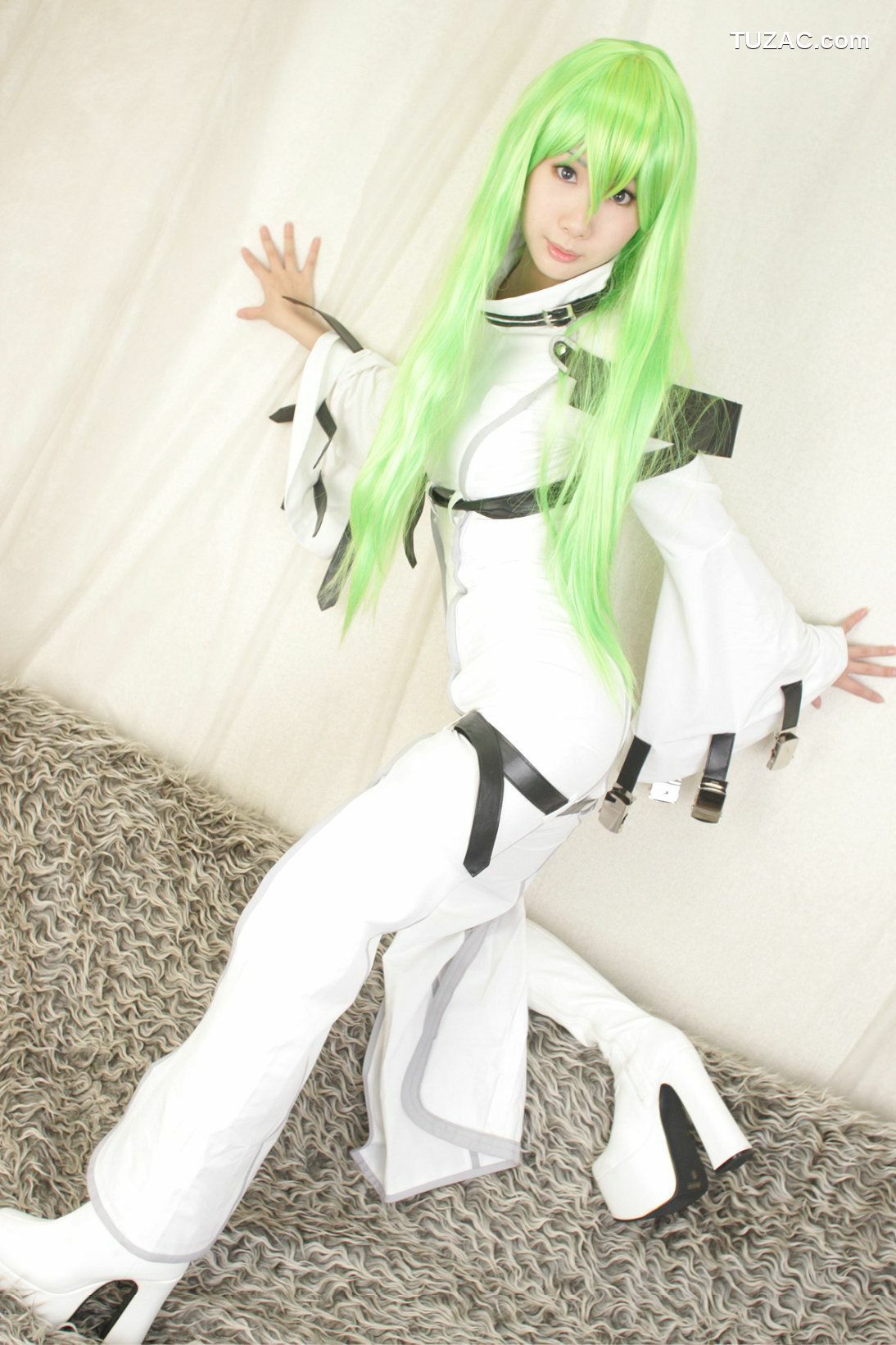 日本CosPlay_守薙まどか (Kaminagi Madoka) 《Code Geass》C.C 写真集[100P]