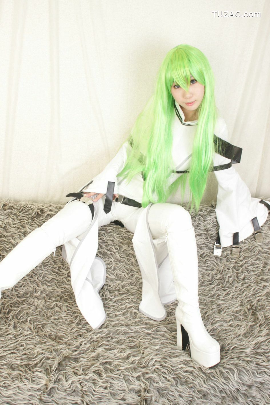 日本CosPlay_守薙まどか (Kaminagi Madoka) 《Code Geass》C.C 写真集[100P]