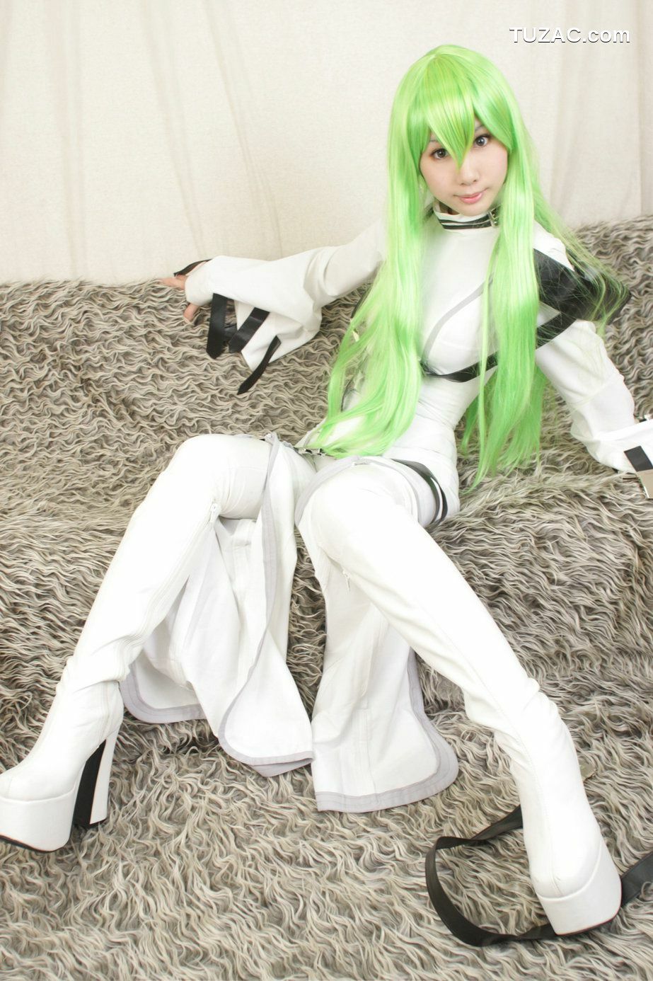 日本CosPlay_守薙まどか (Kaminagi Madoka) 《Code Geass》C.C 写真集[100P]