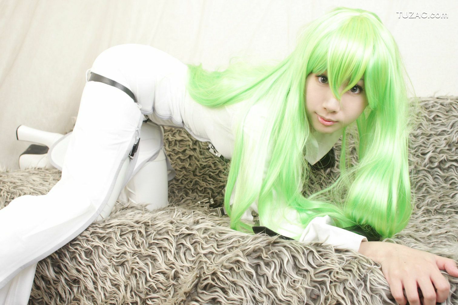 日本CosPlay_守薙まどか (Kaminagi Madoka) 《Code Geass》C.C 写真集[100P]