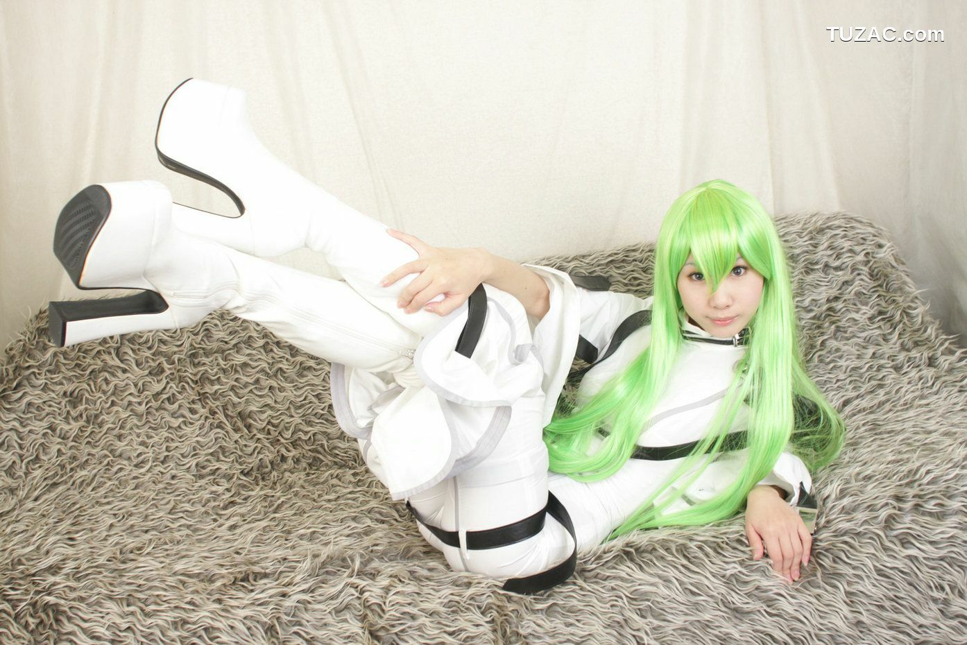 日本CosPlay_守薙まどか (Kaminagi Madoka) 《Code Geass》C.C 写真集[100P]