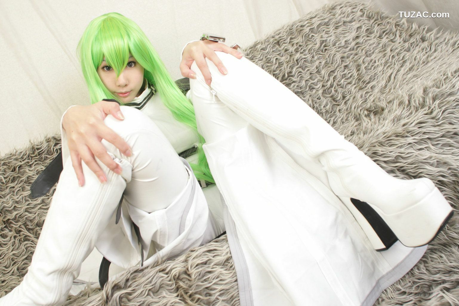 日本CosPlay_守薙まどか (Kaminagi Madoka) 《Code Geass》C.C 写真集[100P]