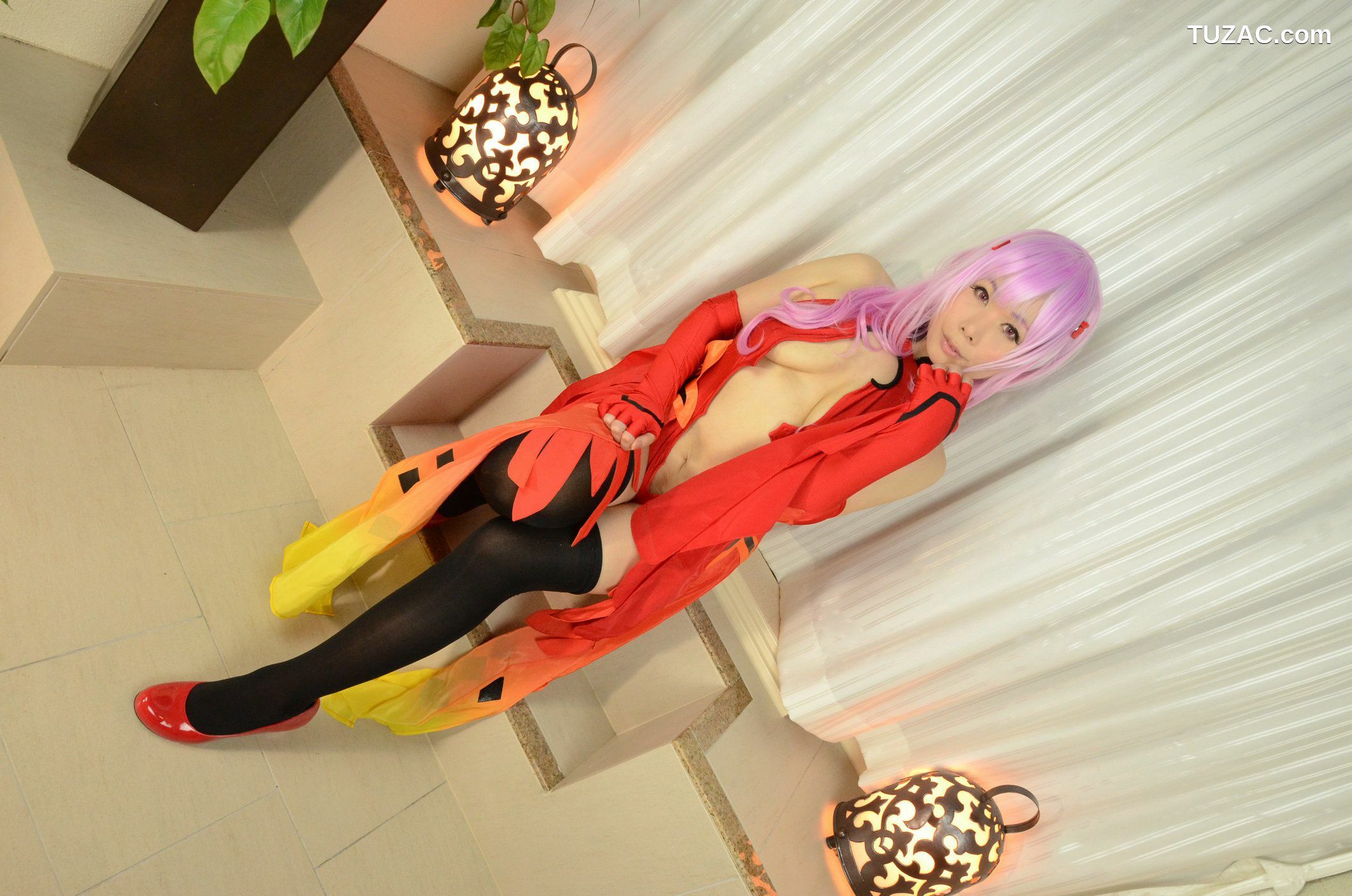 日本CosPlay_岡田ゆい《Guilty Crown》楪いのり 写真集[100P]