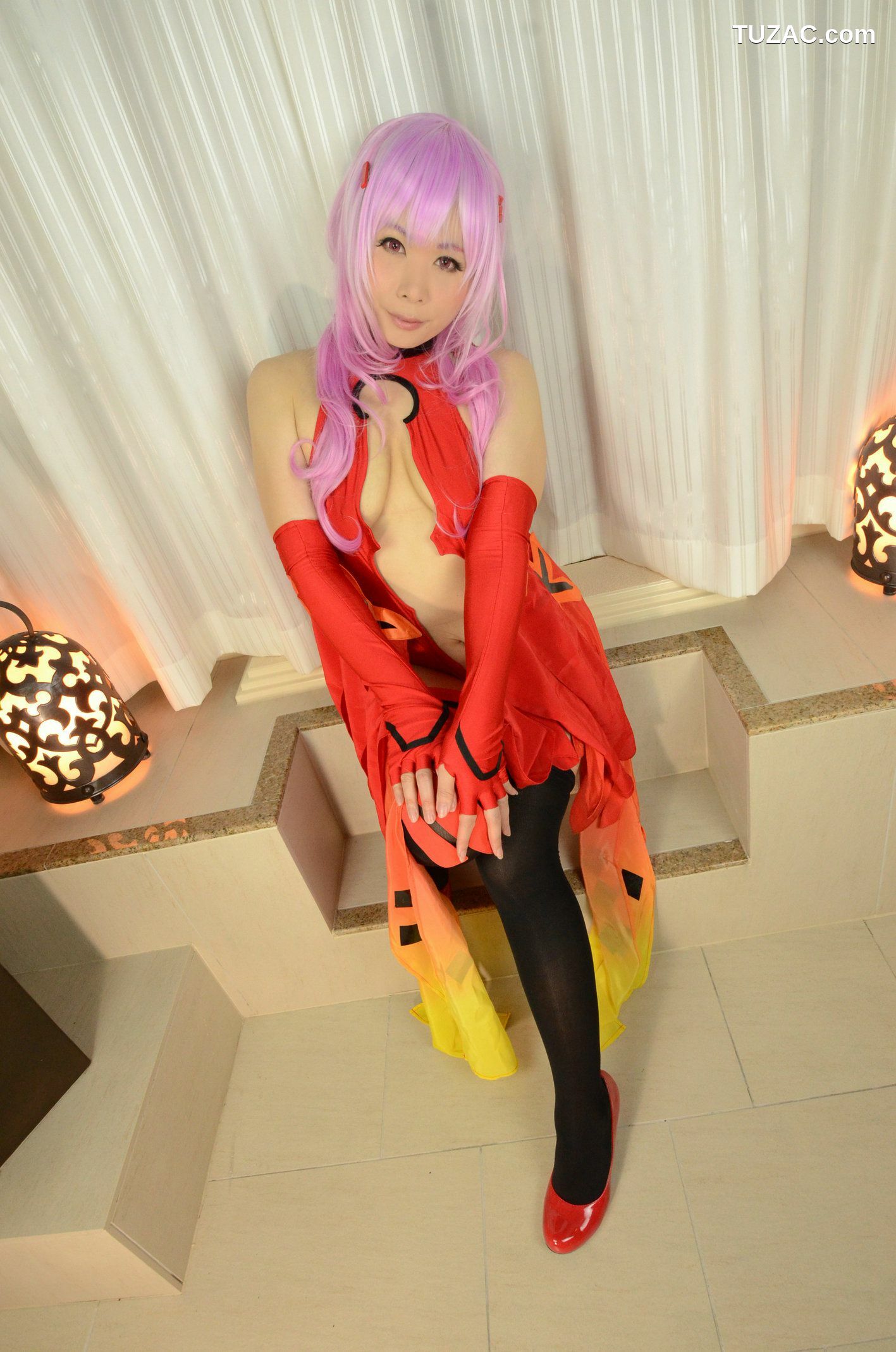 日本CosPlay_岡田ゆい《Guilty Crown》楪いのり 写真集[100P]