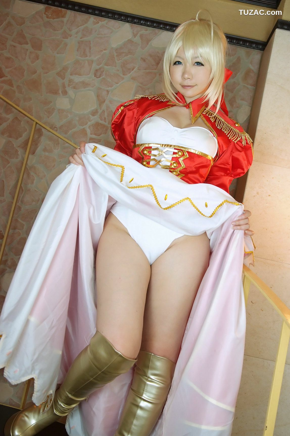 日本CosPlay_日暮りん(Higurashi Rin) 《Fate＼stay night》Saber 写真集[105P]