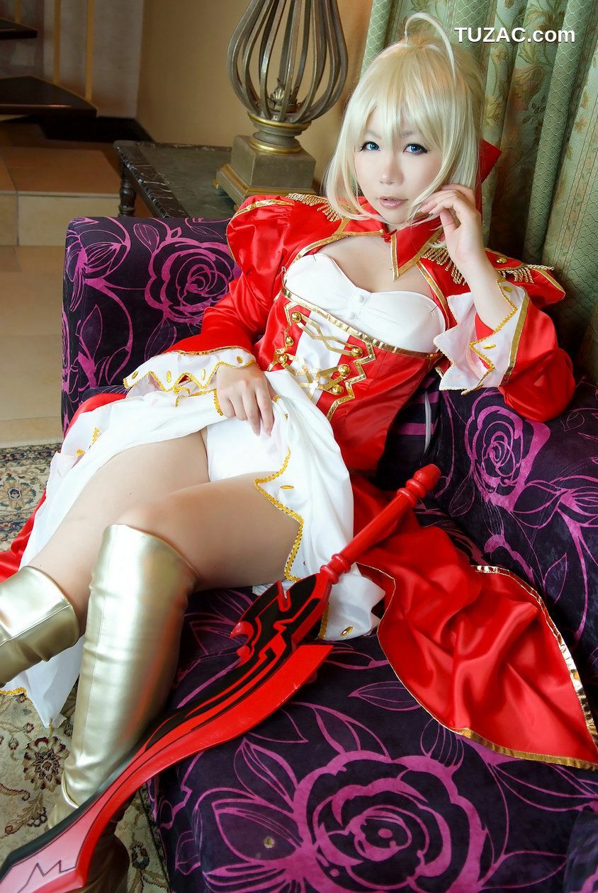 日本CosPlay_日暮りん(Higurashi Rin) 《Fate＼stay night》Saber 写真集[105P]