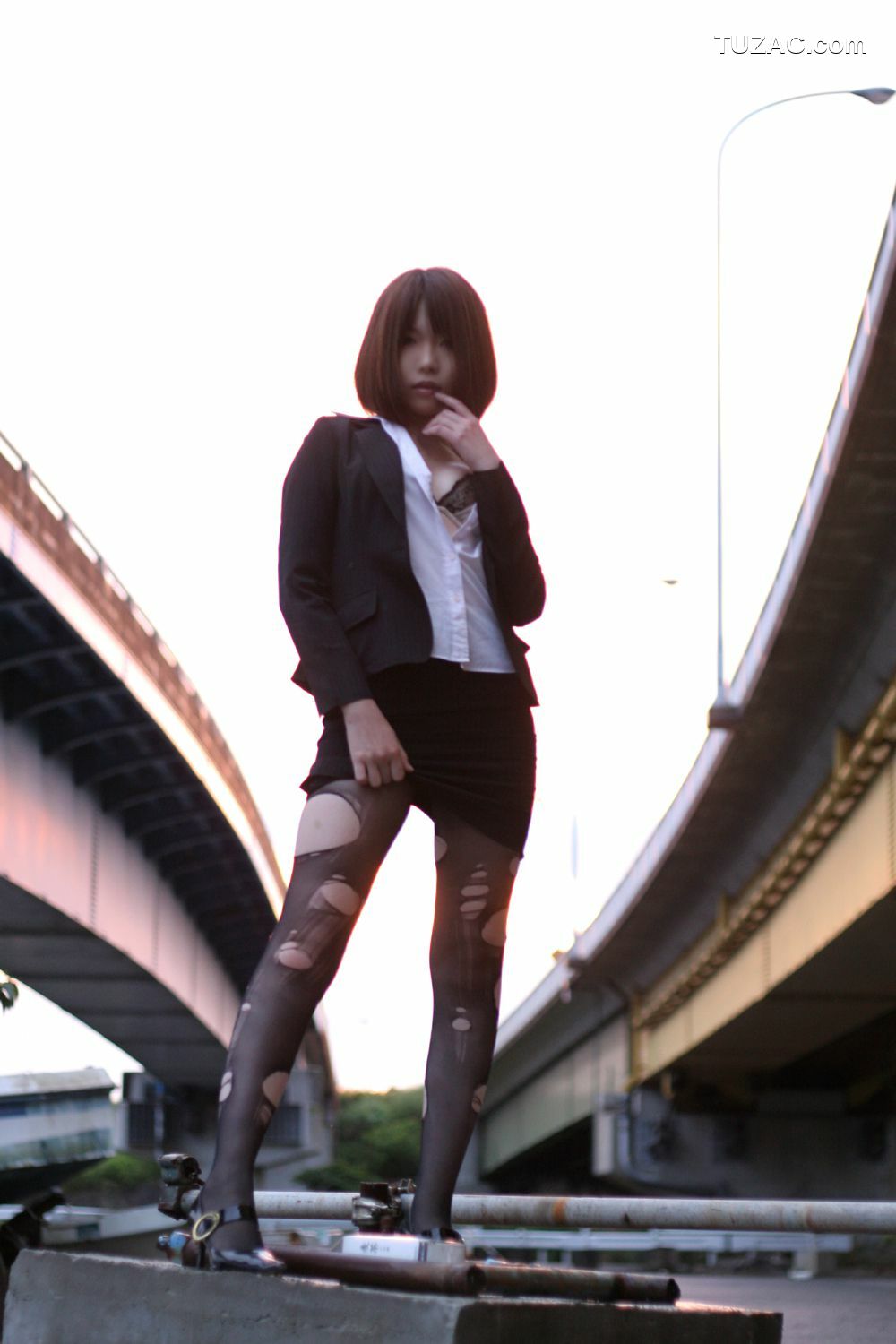 日本CosPlay_日暮りん(Higurashi Rin) デジタル Office Lady 写真集